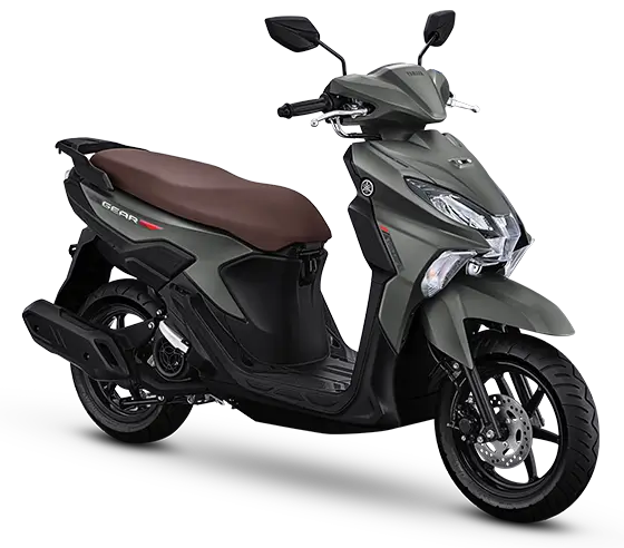 Yamaha Gear Ultima abu Geasr ultima abu gelap, harga motor gear ultima hybrid s warna abu makassar 2026, brosur motor yamaha gear ultima hybrid s warna abu makassar 2026.