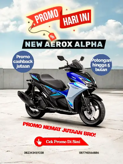 Promo aerox alpha 2026 Promo yamaha aerox alpha makassar 2026, promo motor aerox makassar 2026, kredit motor yamaha aerox alpha makassar 2026, cicilan motor aerox alpha makassar 2026.