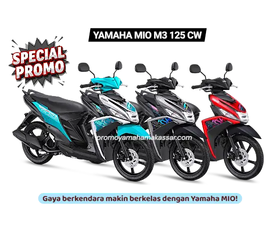Yamaha mio m3 makassar yamaha mio m3 makassar 2026, promo yamaha mio m3 makassar 2026, brosur harga motor yamaha mio m3 makassar 2026, varian warna yamaha mio m3 2026, kredit motor yamaha mio m3 makassar 2026, cicilan motor mio m3 makassar 2026