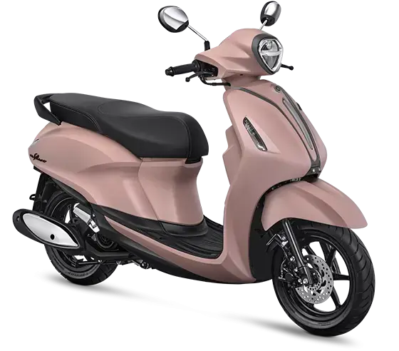 yamaha filano pink filano warna pink mauve, harga motor yamaha filano warna pink makassar
