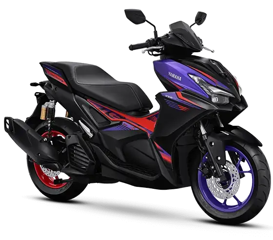 Yamaha aerox alpha cybercity ungu