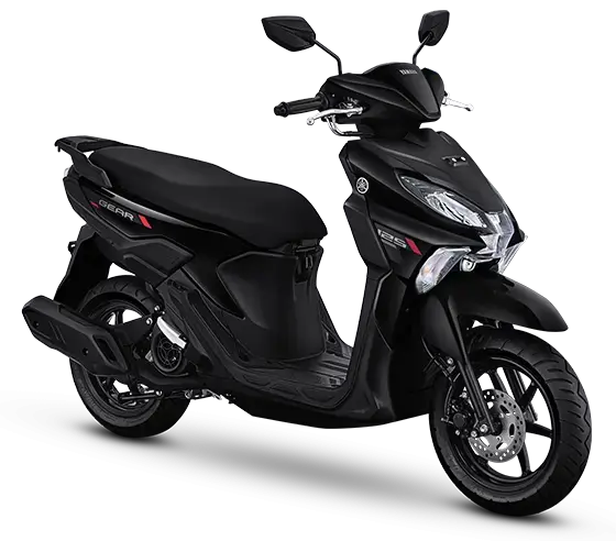 Yamaha Gear Ultima Hybrid Hitam Gear ultima hitam, harga motor yamaha gear ultima hybrid 2026, brosur motor yamaha gear ultima hybrid makassar 2026.