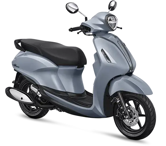 Yamaha filano prime grey Filano warna prime grey, grand filano warna abu silver 2026, brosur yamaha filano warna prime grey.
