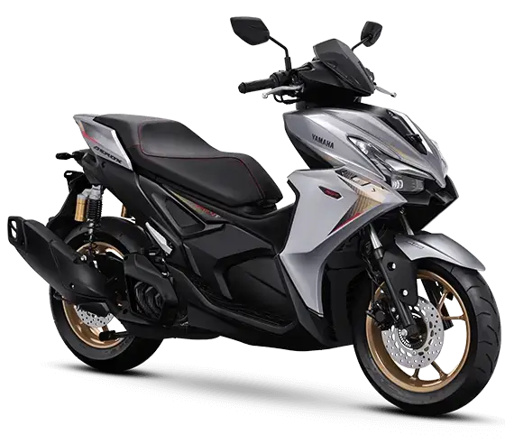 Yamaha aerox alpha turbo Aerox alpha turbo dark silver 2026, brosur motor yamaha aerox alpha turbo dark silver makassar 2026, harga motor yamaha aeroxalpha turbo makassar 2026.