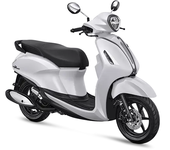 Yamaha Filano Putih Filano warna essential white, grand filano putih, harga filano putih 2026.