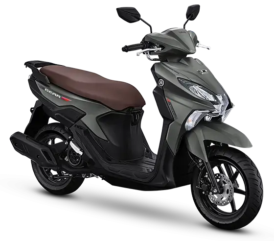 Yamaha Gear Ultima abu Geasr ultima abu gelap, harga motor gear ultima hybrid s warna abu makassar 2026, brosur motor yamaha gear ultima hybrid s warna abu makassar 2026.