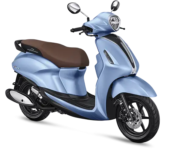 Yamaha filano Hybrid lux Filano warna royal iron, grand filano warna royal iron, brosur harga motor yamaha filano royal iron 2026.