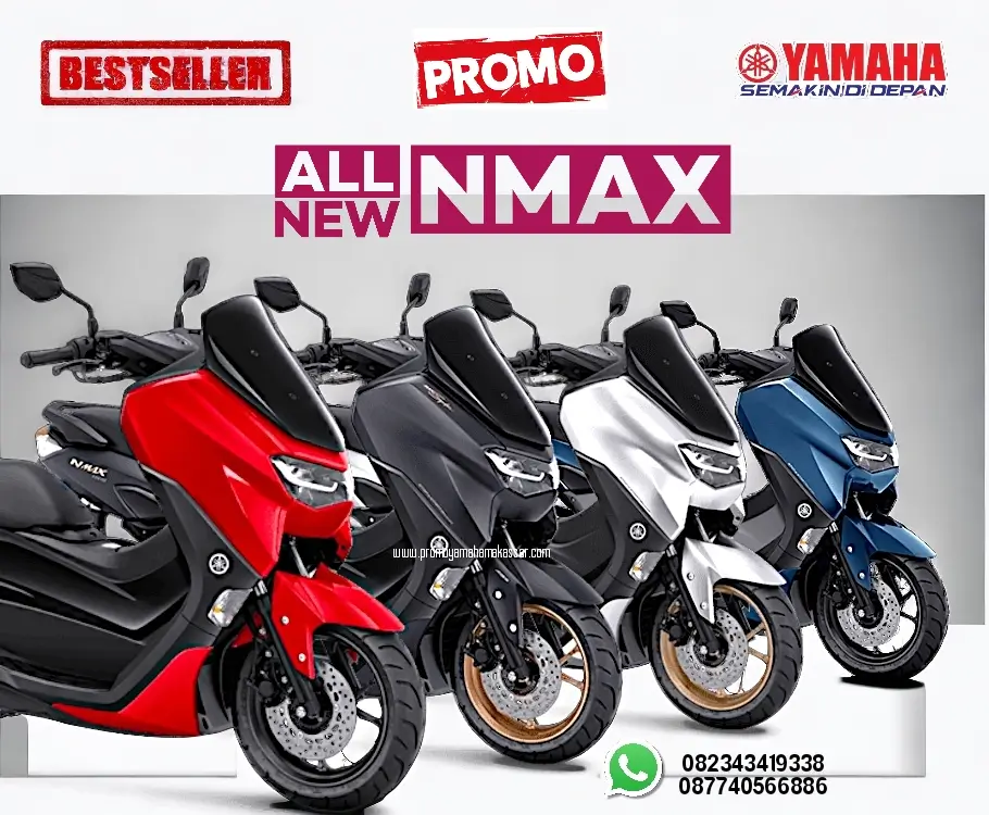 brosur motor nmax makassar terbaru, harga motor yamaha nmax makassar terbaru, harga dan angsuran all new nmax makassar, promo nmax 155 makassar