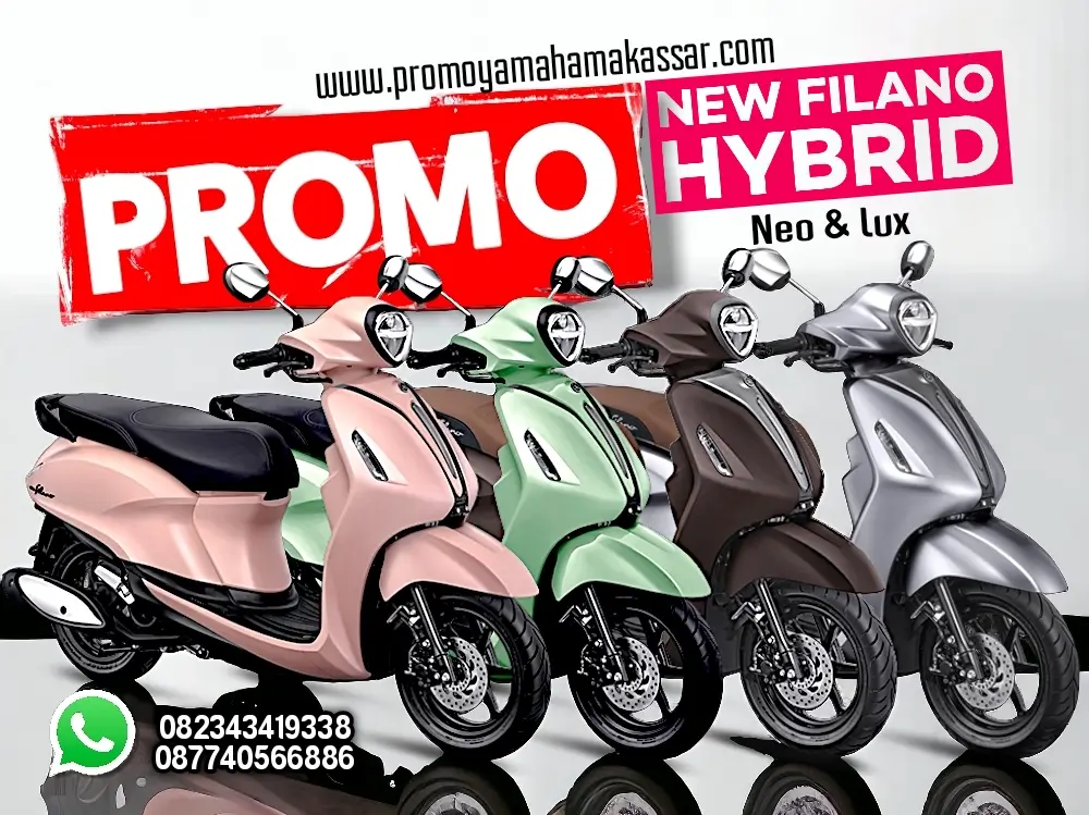 Brosur harga motor filano makassar, harga new filano hybrid makassar terbaru, brosur motor filano hybrid makassar terbaru