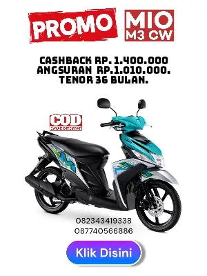 promo motor mio m3 cw makassar 2025, promo yamaha mio m3 cw makassar 2025
