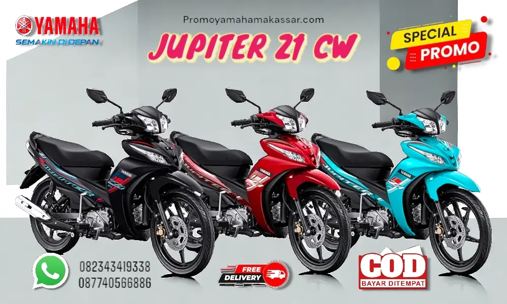 harga motor yamaha jupiter z1 cw makassar 2025, brosur motor jupiter z1 cw terbaru makassar, Harga dan angsuran jupiter z1 cw