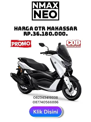 harga motor nmax neo terbaru makassar, brosur yamaha nmax neo makassar 2025, harga dan angsuran nmax neo makassar desember 2025