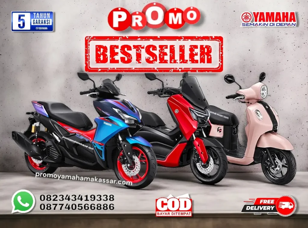 Harga motor yamaha Makassar 2025, motor Yamaha Makassar 2025, brosur motor yamaha Makassar 2025