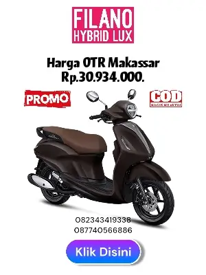 Harga Filano Hybrid Lux Makassar 2025, brosur Yamaha Filano Hybrid Lux Makassar 2025, brosur harga motor filano hybrid lux makassar 2025