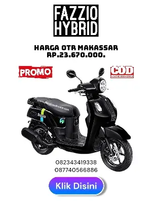 Harga motor fazzio hybrid makassar 2025, brosur harga yamaha fazzio hybrid makassar 2025, brosur angsuran motor fazzio hybrid makassar 2025