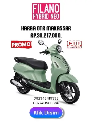 Harga motor filano hybrid neo makassar 2025, brosur harga motor yamaha filano hybrid neo makassar 2025, brosur angsuran Filano hybrid makassar 2025, cicilan Yamaha Filano 2025