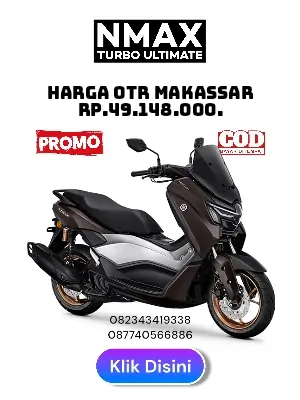 Harga motor Yamaha nmax turbo ultimate 2025 makassar, brosur harga motor nmax turbo ultimate makassar 2025