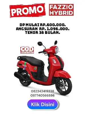 Promo motor yamaha fazzio hybrid makassar 2025, brosur promo motor fazzio hybrid makassar 2025, promo cicilan motor fazzio terbaru 2025