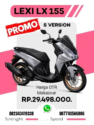 Harga motor lexi lx 155 makassar 2025, brosur yamaha lexi lx155 makassar 2025, brosur motor yamaha lexi lx 155 makassar 2025