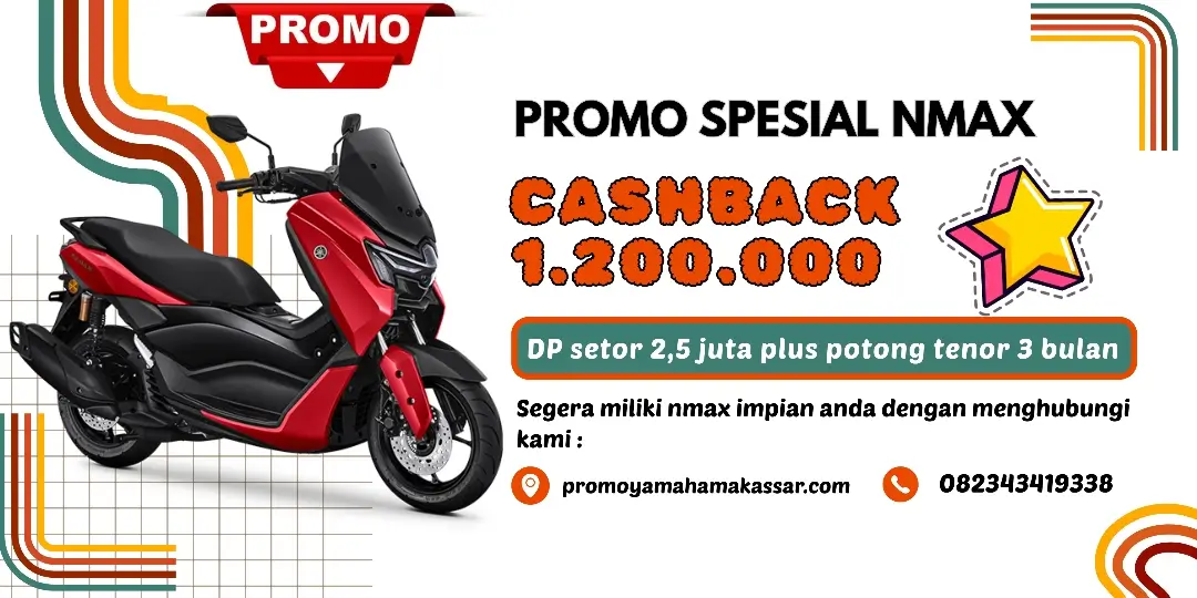 Promo motor yamaha nmax neo makassar 2025, promo motor nmax terbaru makassar 2025, promo motor nmax neo s makassar 2025, promo motor nmax turbo makassar 2025, brosur angsuran motor nmax makassar 2025