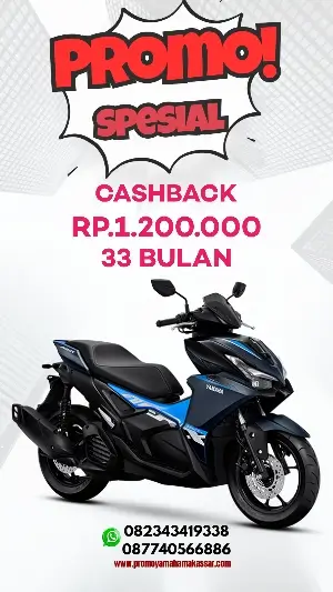 Brosur promo motor yamaha aerox alpha makassar 2025, promo terbaru aerox alpha 2025, promo kemerdekaan motor Aerox alpha makassar 2025, brosur harga motor yamaha aerox alpha 2025, cicilan motor Aerox alpha makassar 2025