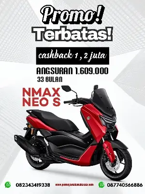 Promo motor nmax neo s 2025, promo yamaha nmax neo s makassar 2025, promo motor yamaha nmax 2025 makassar, brosur motor nmax neo s 2025, kredit motor nmax neo s makassar 2025, cicilan motor nmax 2025