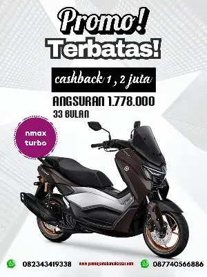 Promo nmax turbo, promo nmax turbo 2025, promo nmax turbo makassar 2025, promo motor nmax turbo makassar 2025, brosur motor yamaha nmax turbo 2025, kredit motor nmax turbo 2025