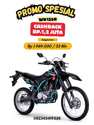 Promo wr155, promo motor wr155, promo motor yamaha wr155 makassar 2025, promo motor wr155r tahun 2025, brosur motor yamaha wr155 makassar 2025