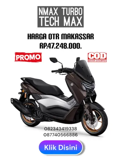 Harga nmax turbo tech max, harga nmax turbo tech max makassar 2026, harga motor yamaha nmax turbo tech max makassar 2026, brosur motor nmax turbo tech max makassar 2026.