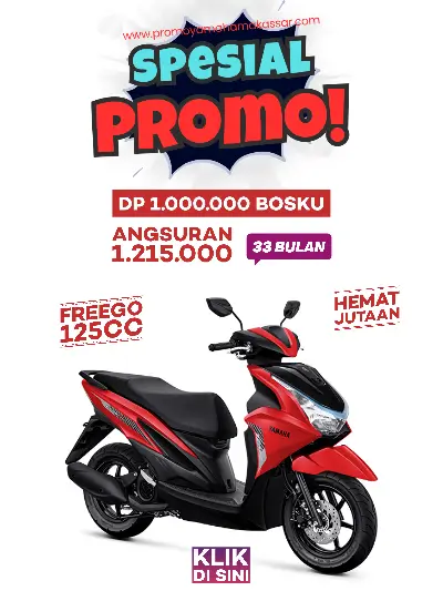 Promo yamaha freego 2026, promo motor yamaha freego makassar 2026, promo freego c makassar 2026, promo motor yamaha freego 125 makassar 2026, cicilan motor freego 126 makassar 2026.