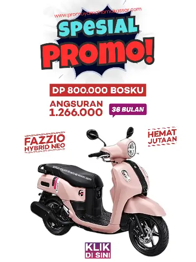 Promo fazzio pink makassar 2026, promo motor yamaha fazzio pink makassar 2026, promo motor yamaha fazzio hybrid neo makassar 2026, promo motor yamaha fazzio makassar 2026, kredit motor fazzio makassar 2026, harga dan angsuran motor yamaha fazzio makassar 2026, cicilan motor fazzio makassar 2026, dp motor fazzio makassar 2026, promo dp murah yamaha fazzio 2026.