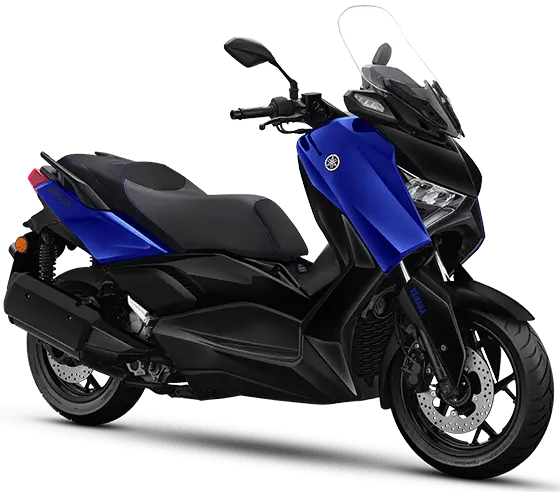 Xmax warna biru metalik, brosur motor yamaha xmax makassar 2026, harga motor yamaha xmax makassar 2026.