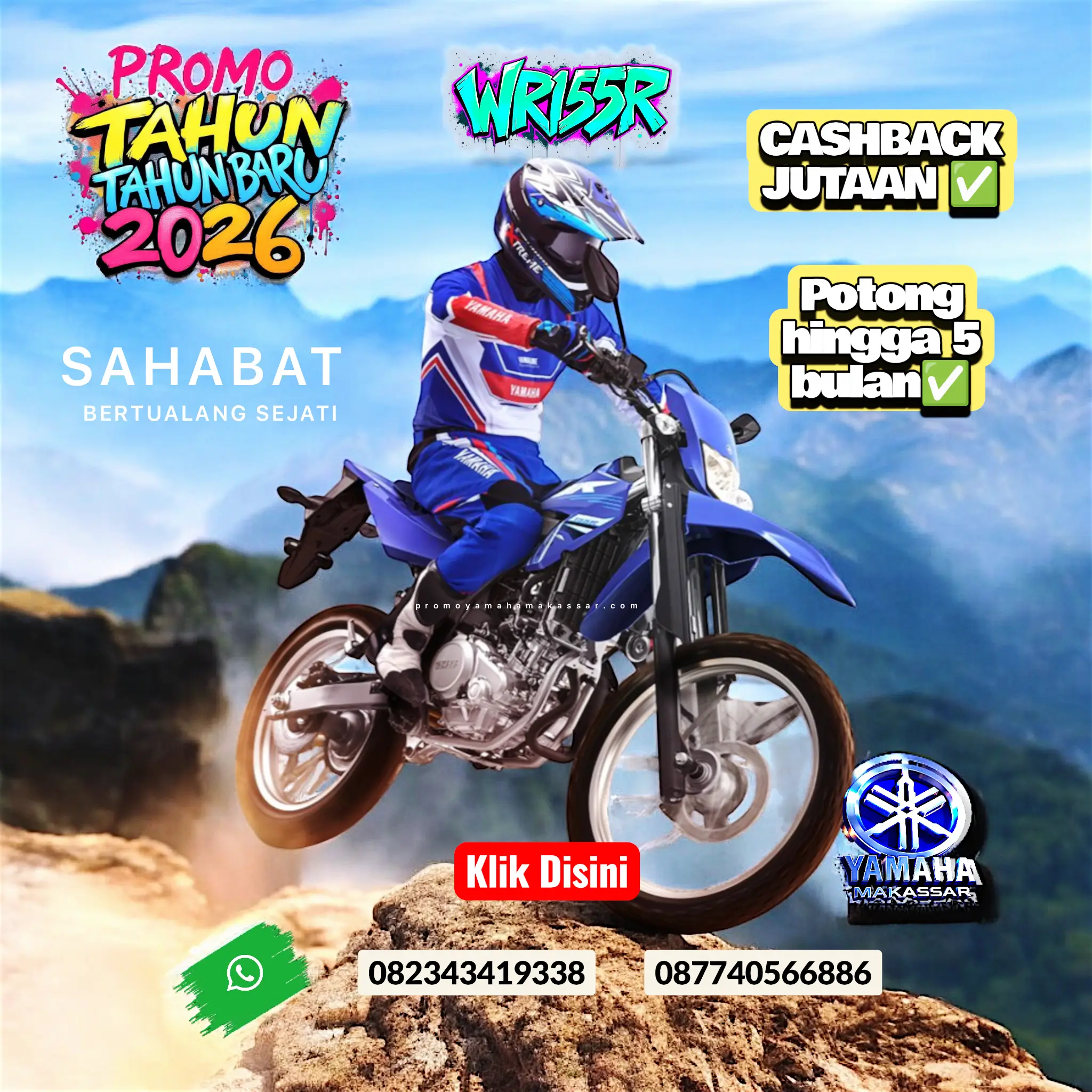 Yamaha WR155 Makassar 2026, harga motor wr155 2026, harga motor yamaha wr155 makassar 2026, brosur motor yamaha wr155 makassar 2026, promo motor yamaha wr155 makassar 2026.