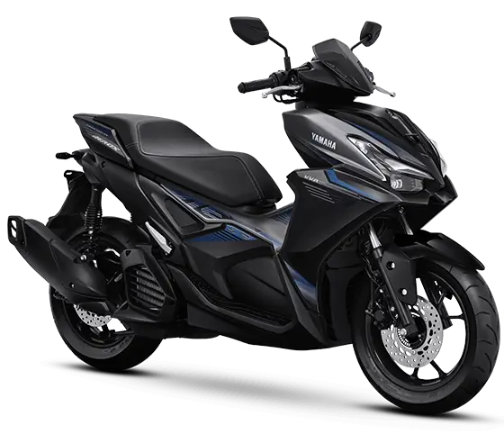 Aerox alpha hitam 2026, brosur yamaha aerox alpha hitam 2026, harga yamaha aerox alpha hitam 2026.