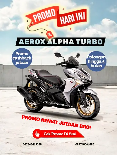 Promo aerox alpha turbo makassar 2026, kredit yamaha aerox alpha turbo makassar 2026, cicilan promo aerox alpha turbo makassar 2026.