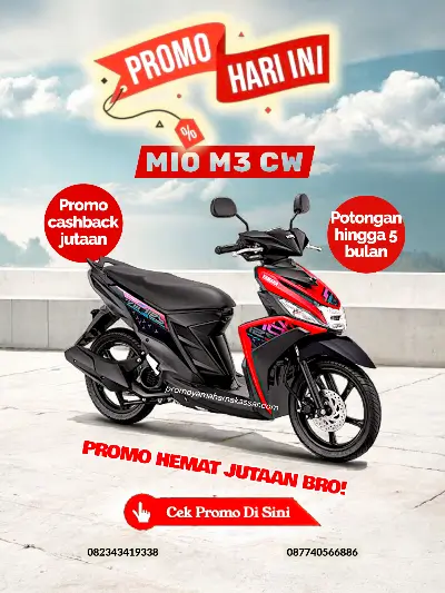 Promo motor mio m3 2026, promo motor mio m3 makassar 2026, promo motor yamaha mio m3 2026, kredit motor mio m3 makassar 2026, cicilan motor mio m3 makassar 2026.