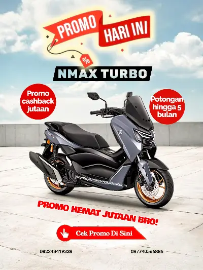 Promo nmax turbo 2026, promo yamaha nmax turbo makassar 2026, kredit motor yamaha nmax makassar 2026, cicilan motor nmax turbo makassar 2026.