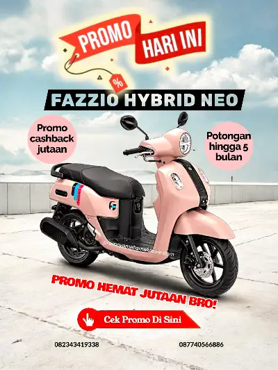 Promo yamaha fazzio pink 2026 makassar, promo motor fazzio hybrid neo makassar 2026, kredit motor fazzio pink makassar 2026, cicilan yamaha fazzio pink makassar 2026.