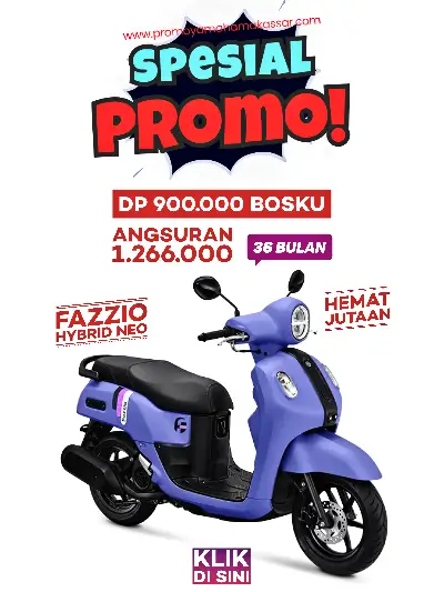 Promo fazzio ungu 2026, promo motor yamaha fazzio ungu makassar 2026, brosur harga dan angsuran fazzio ungu makassar 2026, harga fazzio ungu makassar 2026, cicilan motor fazzio ungu makassar 2026.