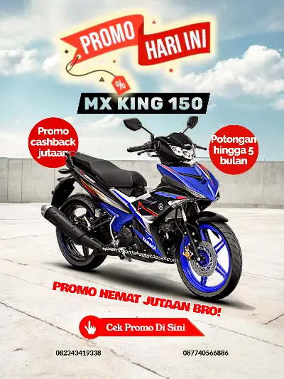 Promo yamaha mx king 150 makassar 2026, cicilan motor mx king 150 makassar 2026, kredit motor yamaha mx king makassar 2026.