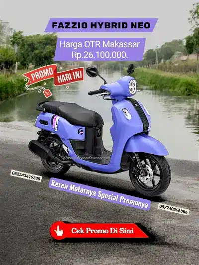 Brosur harga fazzio ungu makassar 2026, brosur yamaha fazzio ungu makassar 2026, brosur yamaha fazzio hybrid neo makassar 2026, harga motor fazzio ungu makassar 2026.