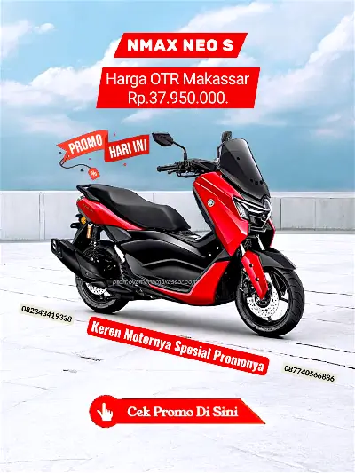 Brosur harga nmax neo s 2026, brosur yamaha nmax neo s makassar 2026, harga motor nmax neo s makassar 2026.