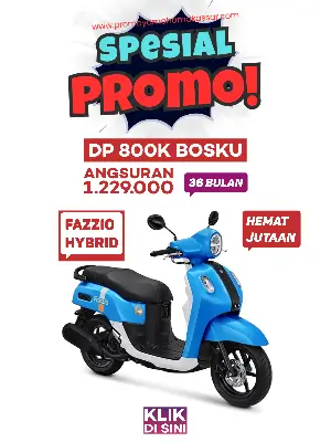 Promo fazzio hybrid 2026, promo motor fazzio hybrid makassar 2026, promo yamaha fazzio makassar 2026, brosur promo motor fazzio makassar 2026.