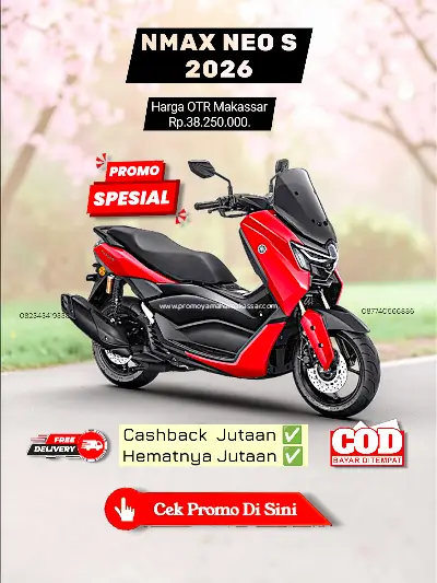 Brosur harga nmax neo s 2026, brosur yamaha nmax neo s makassar 2026, harga motor nmax neo s makassar 2026.