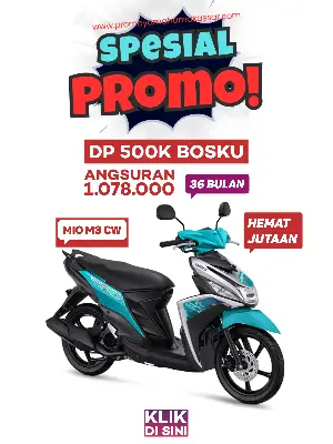 Promo Mio M3 makassar 2026, promo yamaha mio m3 makassar 2026, promo dp murah yamaha mio m3 makassar 2026, kredit motor mio m3 makassar dp murah.