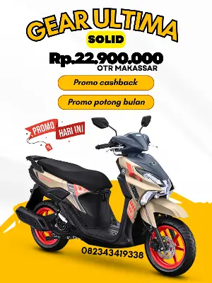 Brosur harga gear ultima 2026, brosur yamaha gear ultima hybrid solid makassar 2026, harga gear ultima solid makassar 2026, cash dan kredit motor gear ultima solid makassar 2026, dealer penjualan yamaha gear ultima makassar.