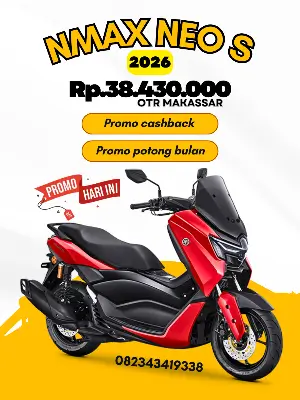 Brosur harga nmax neo s 2026, brosur yamaha nmax neo s makassar 2026, harga motor nmax neo s makassar 2026, dealer penjualan motor yamaha nmax neo s makassar 2026, cash dan kredit motor yamaha nmax neo s makassar 2026.