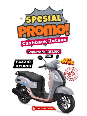 Promo fazzio hybrid 2026, promo motor yamaha fazzio makassar 2026, promo yamaha fazzio pink makassar 2026, promo motor yamaha fazzio ungu makassar 2026, promo dp murah motor fazzio makassar 2026.
