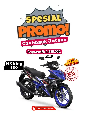 Promo yamaha mx king 150 makassar 2026, cicilan motor mx king 150 makassar 2026, kredit motor yamaha mx king makassar 2026.