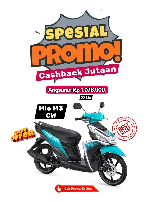 Promo Mio M3 makassar 2026, promo yamaha mio m3 makassar 2026, promo dp murah yamaha mio m3 makassar 2026, kredit motor mio m3 makassar dp murah.